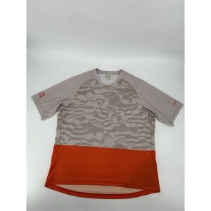 Giro Jersey Shirt Men's Size 2XL Renew Series Cycling Orange/Gray‎